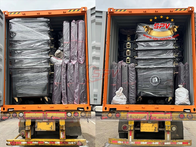 2 Containers of  SPV Plastic Dustbins(660L) 